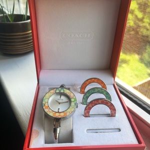 Coach Interchangeable Face Plates Watch
